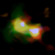 Imagen: ALMA (ESO/NAOJ/NRAO), NASA/ESA Hubble Space Telescope, Hashimoto et al.